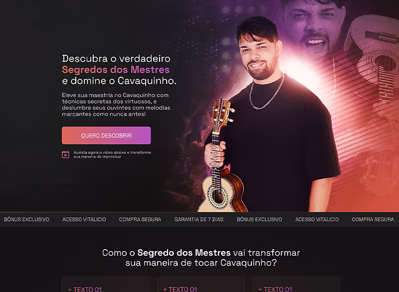 Projeto de site desenvolvido por Murilo Almeida, seleção 1, exemplo 27