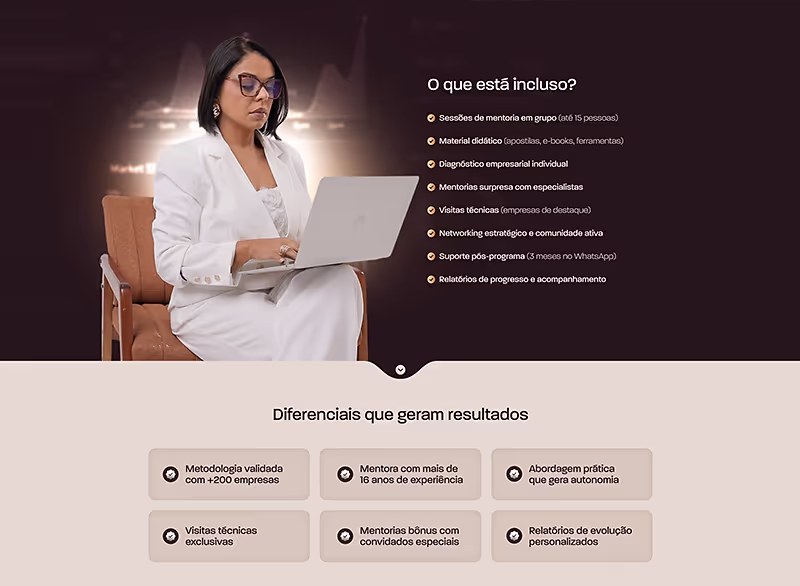 Projeto de site desenvolvido por Murilo Almeida, seleção 2, exemplo 1