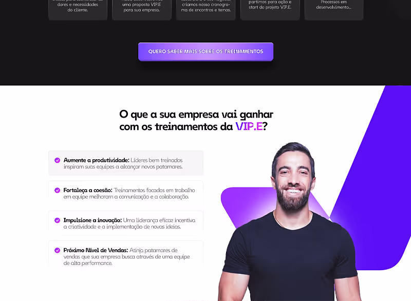 Projeto de site desenvolvido por Murilo Almeida, seleção 2, exemplo 13