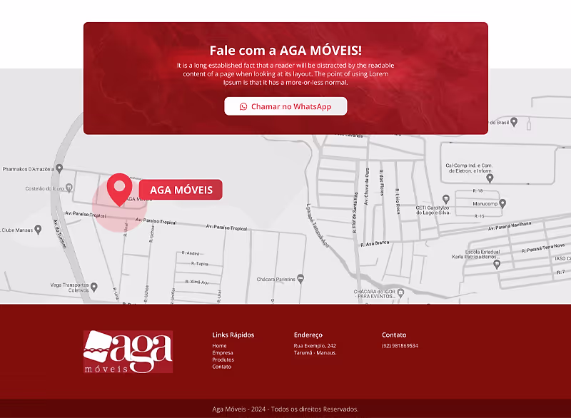 Projeto de site desenvolvido por Murilo Almeida, seleção 2, exemplo 11